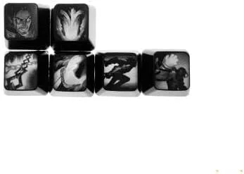 Vista 9 de League of Legends - Teclas personalizadas (Champion Sylas) - Grabado con láser con retrato de cada campeón, pasivo y habilidades. Se adapta a