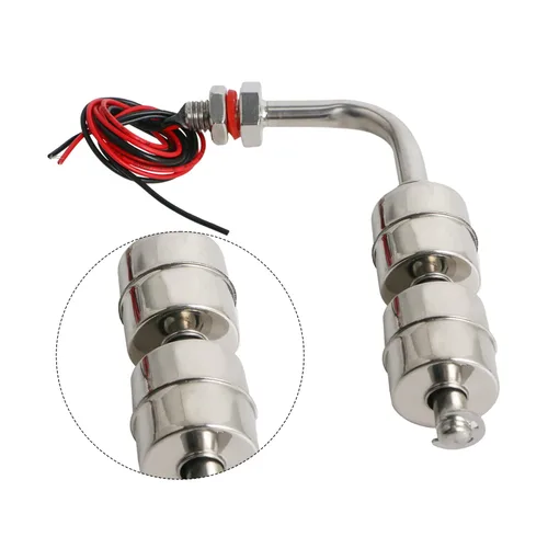 Vista 11 de Interruptor de sensor de nivel de agua de acero inoxidable, sensor de nivel de líquido, controlador de flotador de bola de plástico para bomba