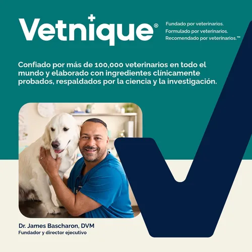 Vista 7 de Vetnique Dermabliss Champú medicado para gatos y perros, clorhexidina