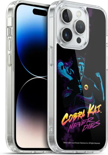 Vista 179 de Head Case Designs Funda de gel suave con licencia oficial de Cobra Kai Eagle Fang Logo Key Art compatible con Apple iPhone 7 Plus/iPhone 8 Plus