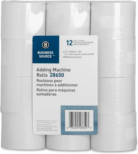 Vista 5 de Business Source Papel de recibo - Blanco