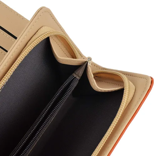 Vista 5 de PGXT Womens Long Leather Card Holder Purse Zipper Buckle Elegant Clutch Wallet