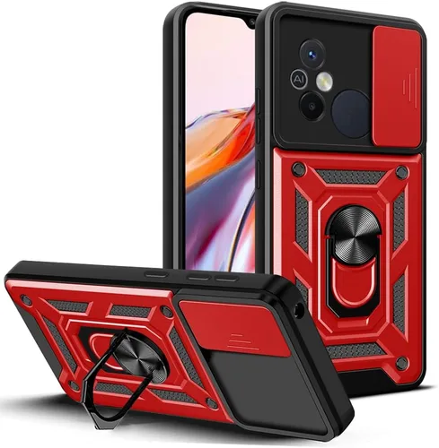 Vista 35 de Compatible con Tecno Camon 18P Bracket Shell, Slide Camera Lens Cover Case Azul