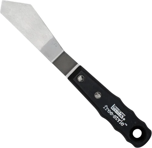 Vista 11 de Liquitex Cuchillo de pintura pequeño profesional Freestyle, n.º 1, plata/negro