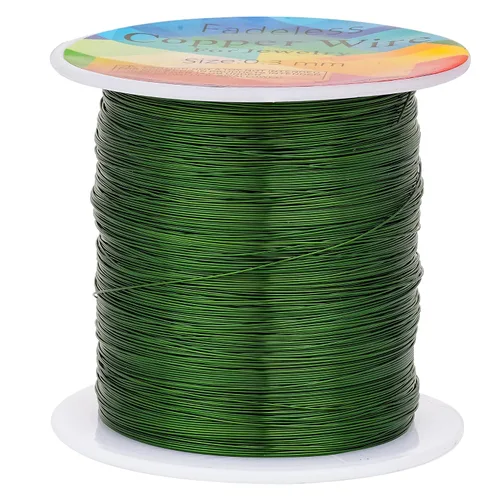 Vista 19 de Alambres de cobre resistentes al deslustre de 65.6 pies, alambre de cobre para electrocultura en jardinería, alambre de cobre de calibre 16, cables