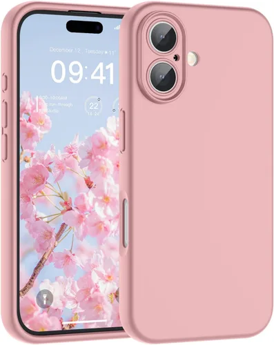 Vista 223 de SUPFINE - Funda diseñada para iPhone 12, silicona líquida premium con [forro de microfibra suave antiarañazos][protección de cámara mejorada], funda