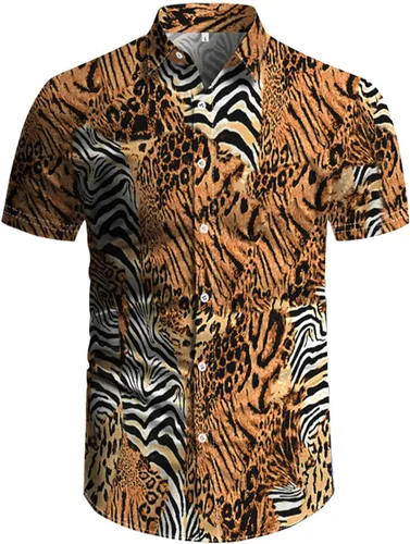 Vista 6 de RPOVIG Conjunto de playa a juego con camisas y pantalones cortos para hombre, ropa floral hawaiana para festival, conjuntos de 2 piezas con sombrero
