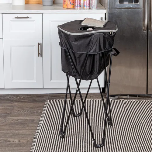 Vista 12 de Household Essentials Enfriador térmico de pie con bolsa de viaje, poliéster resistente