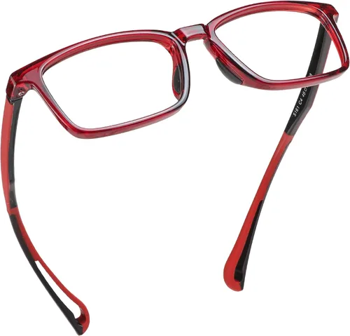 Vista 13 de LifeArt Lentes de bloqueo de luz azul para niños, filtran el 85% de la luz azul dañina, antifatiga ocular y borrosa, anteojos para computadora
