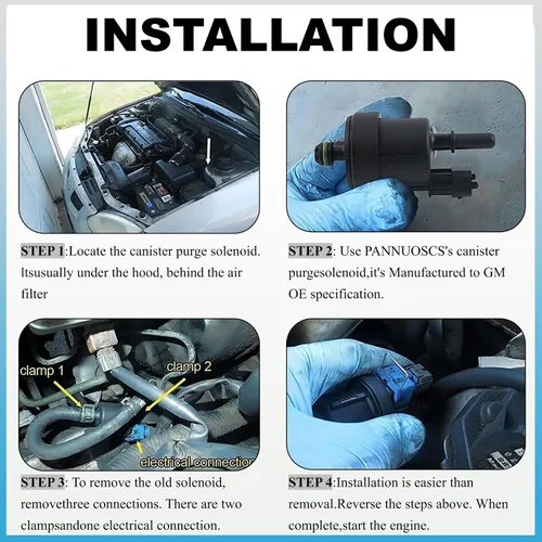 Vista 7 de Válvula de purga de recipiente de vapor, compatible con Buick Enclave LaCrosse Cadillac ATS CTS SRX XTS Chevy Caprice Equinox Impala, GMC Acadia