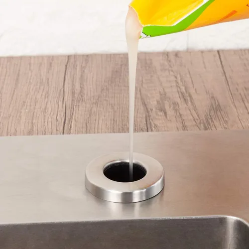 Vista 3 de Despachador de jabón para lavaplatos de níquel cepillado GAPPO, dispensador de acero inoxidable para encimera, loción para manos incorporada
