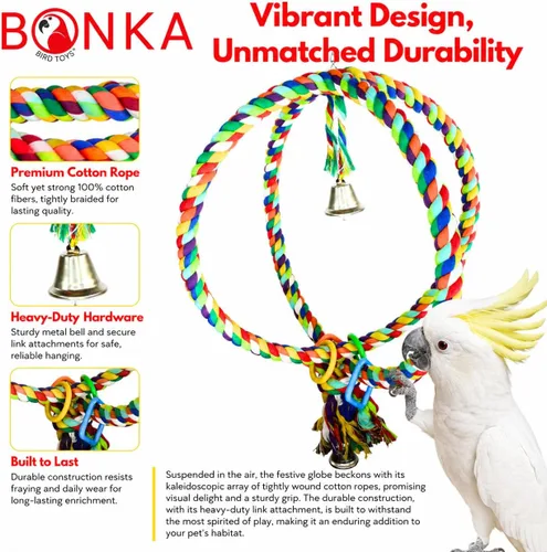 Vista 8 de Bonka 1411 - Juguete de cuerda de algodón con forma de globo enorme de 32 pulgadas, XL