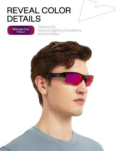 Vista 3 de Mryok Lentes de repuesto para Oakley Jupiter Squared OO9135 Jupiter Carbon OO9220 - Opciones