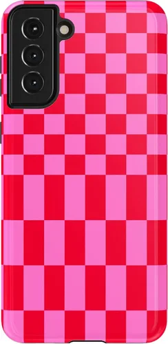 Vista 84 de Casely Funda para Galaxy S21 Here Comes The Sun Colorblock Sunset Diseño protector delgado esencial de doble capa Aquí viene el sol