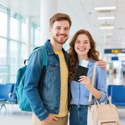 Vista 6 de Funda para pasaporte para viajes, funda para pasaporte con ranura para tarjeta de crédito y ranura para tarjeta de embarque, funda para pasaporte