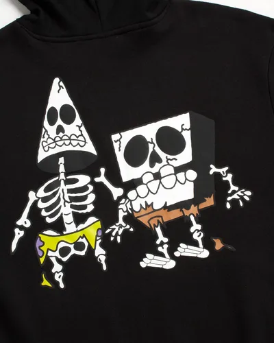 Vista 4 de Nickelodeon Sudadera de forro polar de Bob Esponja y Patricio para hombre - Sudadera unisex con capucha para hombre y mujer (talla S-XL)