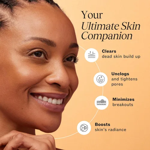 Vista 2 de LilyAna Naturals Exfoliante facial de carbón, exfoliante facial, exfoliante de microdermoabrasión, productos para el cuidado facial de la piel