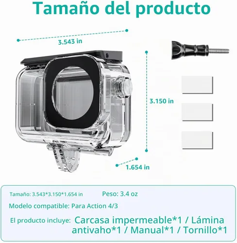 Vista 2 de Funda impermeable para DJI Osmo Action 5 pro/4/3
