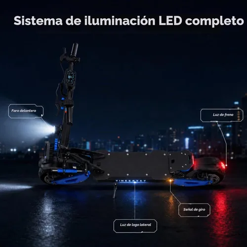 Vista 6 de Scooter eléctrico todoterreno RD2 para adultos, motores duales