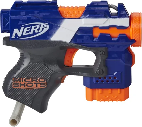 Vista 5 de NERF MicroShots 6-Blaster Bundle - 6 Mini Lanzadardos Elite y 6 Dardos Oficiales Elite - Para Niños, Adolescentes, Adultos (Exclusivo de Amazon)