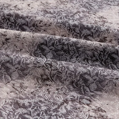 Vista 2 de Michael Miller Fairy Frost Gunmetal Metallic, Quilting Fabric by the Yard Gris metálico