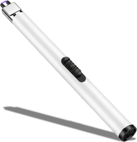 Vista 9 de REIDEA Encendedor de vela electrónico de arco resistente al viento, recargable por USB, sin llama, con botón de seguridad para el hogar, S4