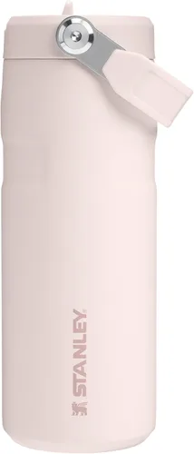 Vista 40 de STANLEY - Botella de agua IceFlow Flip Straw 2.0 con pajilla abatible, abertura más grande, acero inoxidable aislado, sin bisfenol A, 16 onzas