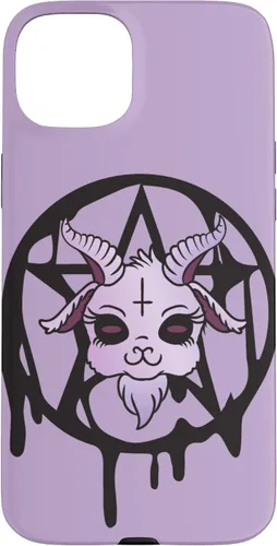Vista 9 de Anime Aesthetic Baphomet Pentagram Pastel Goth Case for iPhone 17