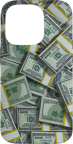 Vista 17 de Pile Money Finance Currency 100 Dollar Stacks Bill s Success Case para iPhone 17