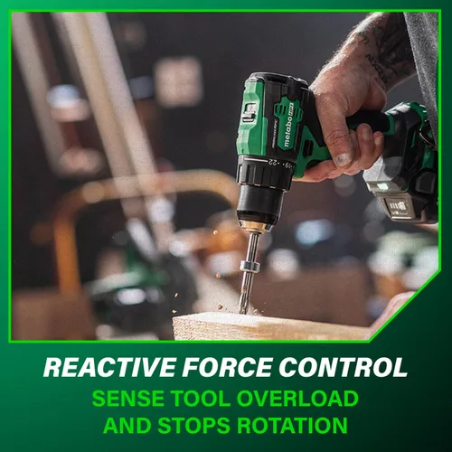 Vista 10 de Metabo HPT Kit combinado de taladro conductor inalámbrico sin escobillas multivoltios de 18 V y destornillador de impacto, kit de herramientas