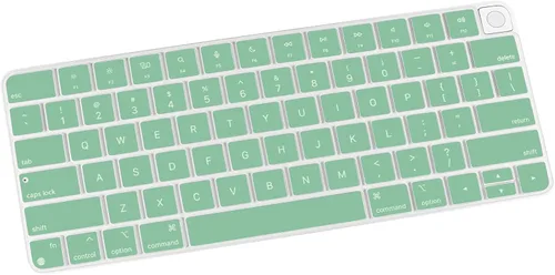Vista 15 de Allinside Cubierta transparente para teclado Apple Magic (MLA22LL/A) con diseño de EE. UU