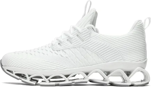Vista 3 de Zapatos deportivos para hombre sin cordones para caminar y correr, tenis con diseño de hoja, informales, cómodos, antideslizantes, para el trabajo