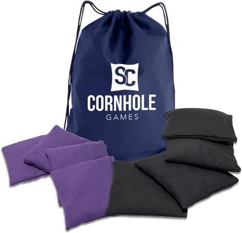 Vista 14 de Bolsas de cornhole resistentes al clima (juego de 8) - Tamaño/peso profesional de regulación (16 oz) - Uso en tableros de cornhole profesionales