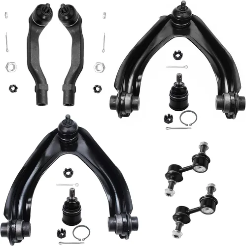 Vista 65 de Detroit Axle - Kit de suspensión frontal de 8 piezas para Chevy Silverado
