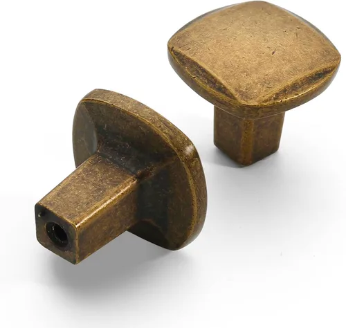 Vista 24 de Asidrama - Paquete de 2 manijas de gabinete de cocina de níquel satinado cepillado de 3 pulgadas (76 mm), tiradores de gabinete, herrajes