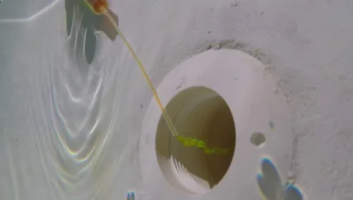 Vista 2 de Kit de detección de fugas de tinte de piscina Jeringa de tinte de piscina amarillo fluorescente y botella de repuesto Resuelve #1 quejas