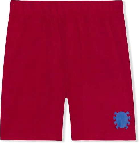 Vista 4 de Marvel Conjunto de camiseta y pantalones cortos de Spiderman para niños pequeños y pequeños, azulrojo
