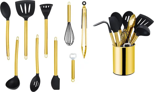 Vista 8 de Echtwerk EW-KS-7010K Utensilios de cocina, 7 piezas, acero inoxidable, cobre