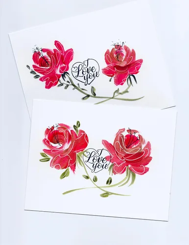 Vista 2 de Tarjeta de amor, felicitaciones, compromiso, invitación