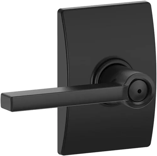Vista 84 de Schlage F51A LAT 716 Latitude - Manija de puerta con bloqueo de entrada con llave, en acabado de bronce envejecido