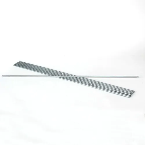 Vista 2 de Estacas de metal galvanizado de 10 pulgadas para plantas de interior y exterior (10 piezas)