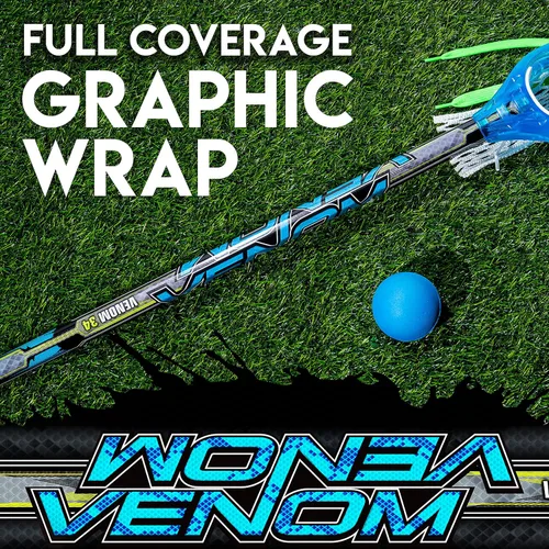 Vista 5 de Franklin Sports Juego Mini de Palo de Lacrosse + Bola para Niños - Palo de Lacrosse Plástico Venom para Principiantes - Juego Perfecto para Niños +
