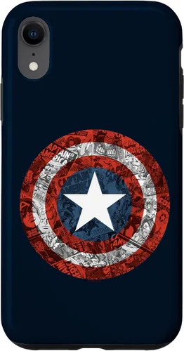 Vista 25 de Marvel Funda de escudo cómico del Capitán América para iPhone 17
