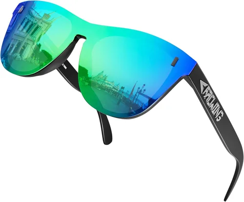 Vista 7 de ROCKNIGHT HD Polarized UV400 Protection Anti Glare Sunglasses TR90 Frame Lightweight Beach Driving