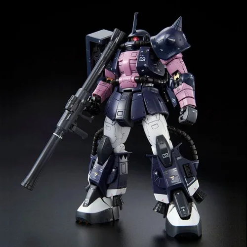 Vista 5 de BANDAI RG 1/144 MS-06R-1A Negro TRI-Stars ZAKU II Principado de Zeon Traje móvil producido en masa (importación de Japón)