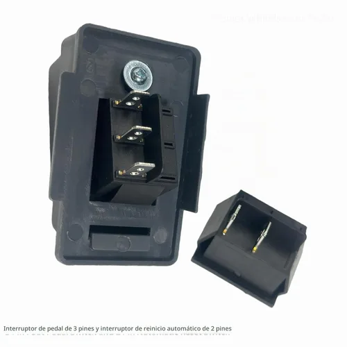 Vista 6 de 3 Pin 6V 12V 24V Interruptor de pedal de pie para paseo en piezas de repuesto Trax del coche