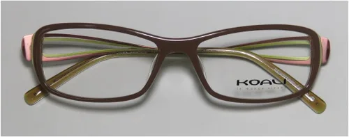 Vista 2 de Koali 7255k - Gafas para mujer, diseño de borde completo, coloridas, auténticas, para adultos, tamaño adulto