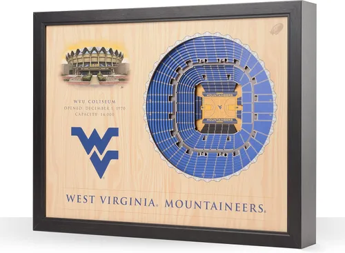 Vista 30 de YouTheFan NCAA Arte de Pared StadiumView de 25 Capas