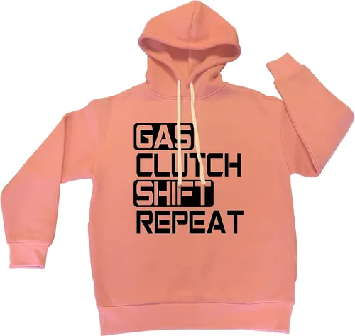 Vista 12 de Go All Out Sudadera con capucha Gas Clutch Shift Repeat para hombre y mujer