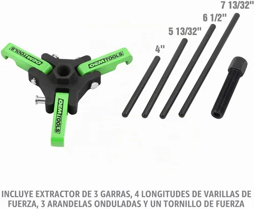 Vista 4 de OEMTOOLS 25090 Kit de extractor de equilibrador armónico, extractor ajustable de 3 mandíbulas que se adapta a la mayoría de vehículos de modelos